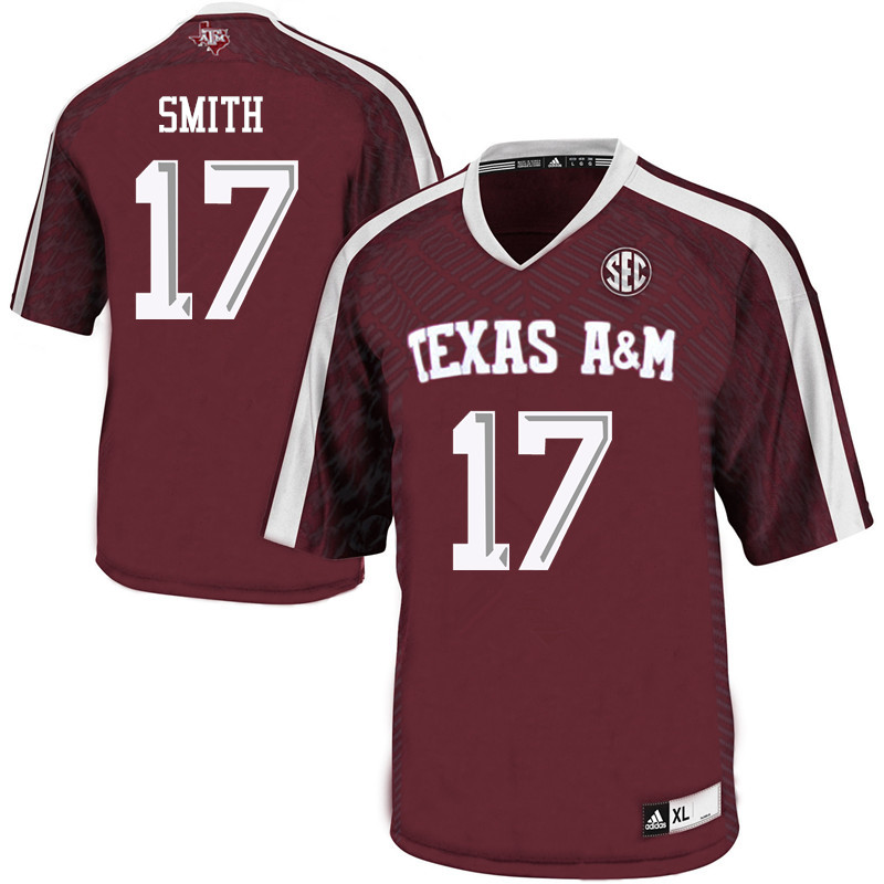 Men #17 Ainias Smith Texas A&M Aggies College Football Jerseys Sale-Maroon - Click Image to Close